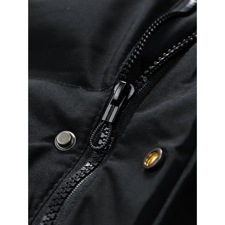 Daunenjacke Herren | Lange Pufferjacke | Winterjacke Herren