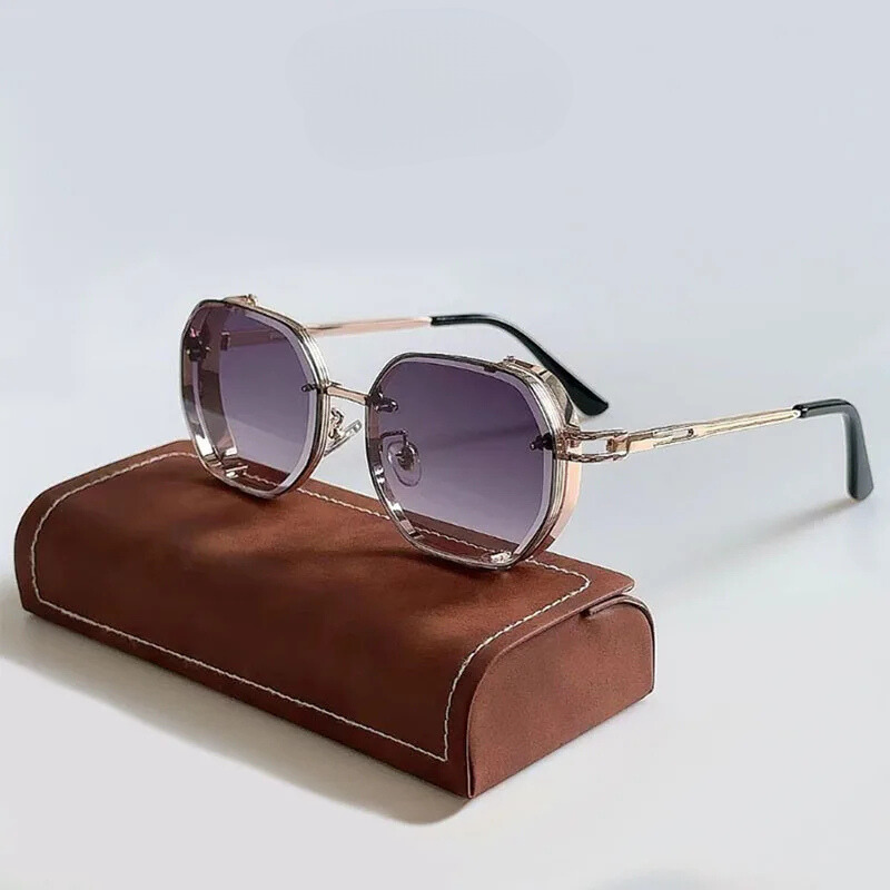 Herren Sonnenbrille | Vintage Design | Metallrahmen | Sommer