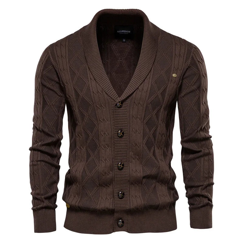 Cardigan Herren | Elegant Getailleert Klassisch | Stilvoll Kleider Look