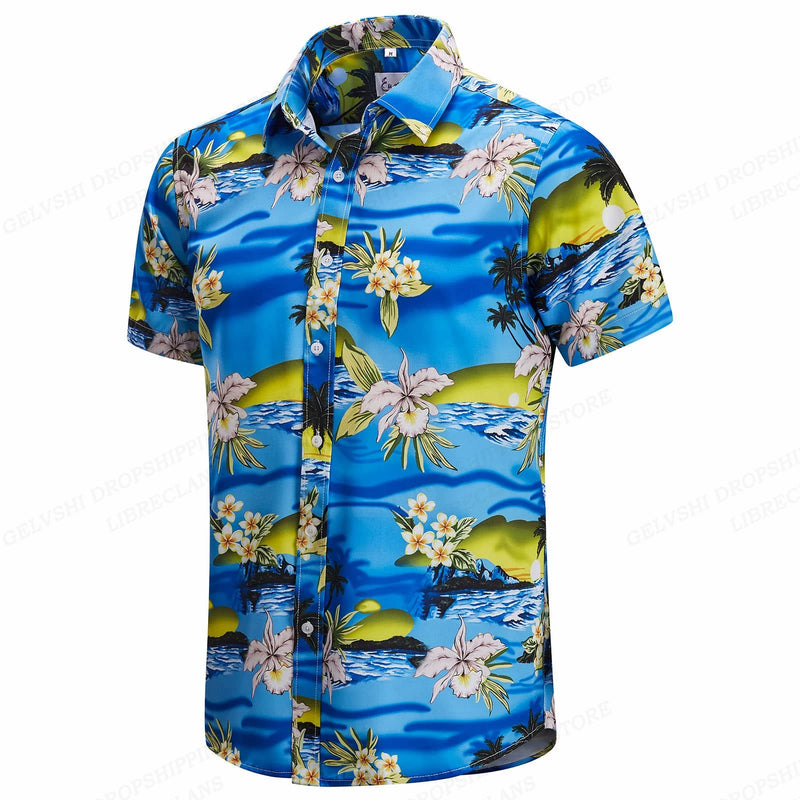 Herren Shirt | Palmenprint | Sommerlicher Look | Sommer