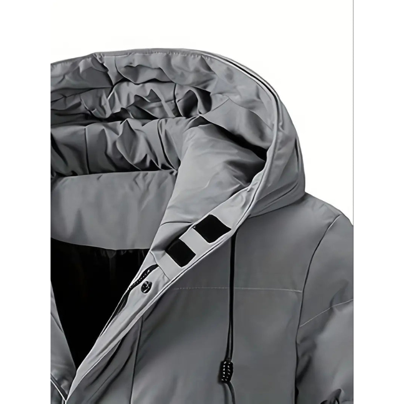 Daunenjacke Herren | Lange Pufferjacke | Winterjacke Herren