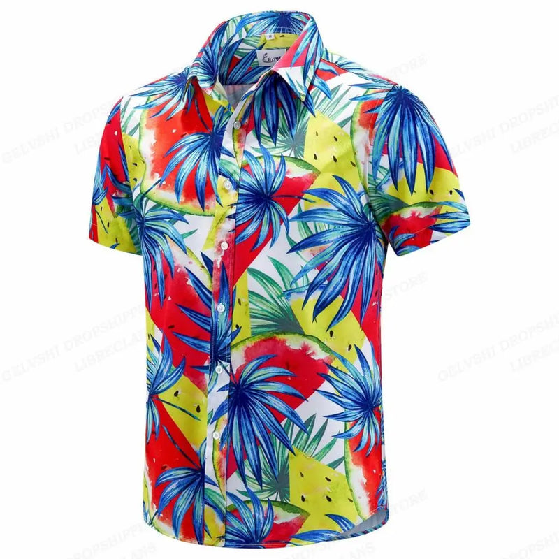 Herren Shirt | Palmenprint | Sommerlicher Look | Sommer