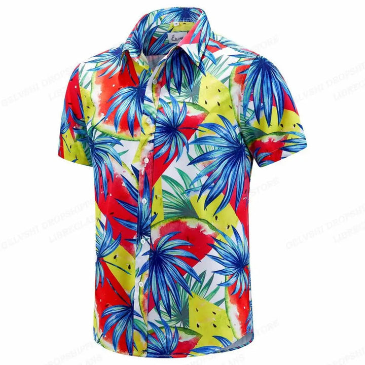 Herren Shirt | Palmenprint | Sommerlicher Look | Sommer