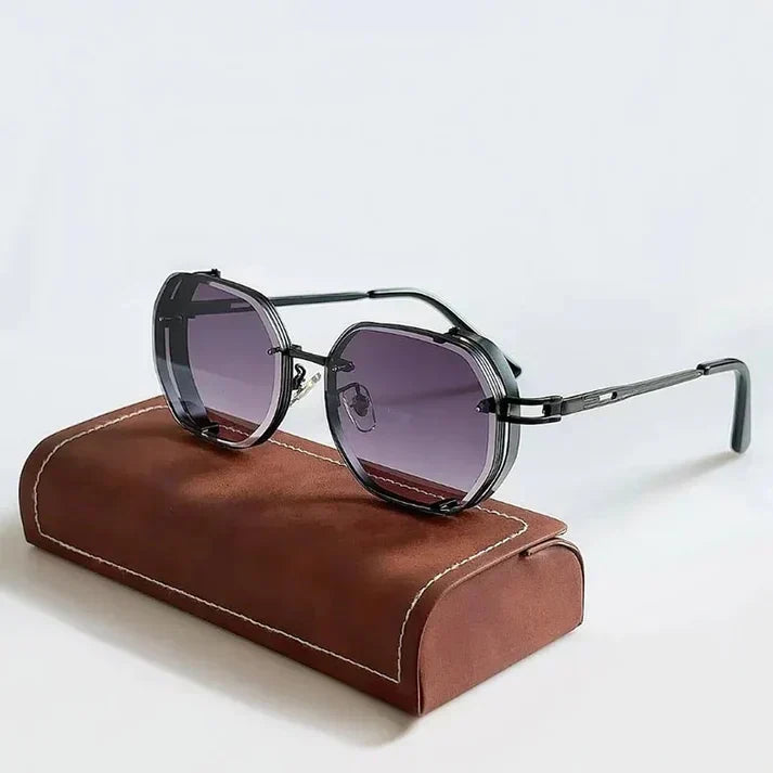 Herren Sonnenbrille | Vintage Design | Metallrahmen | Sommer