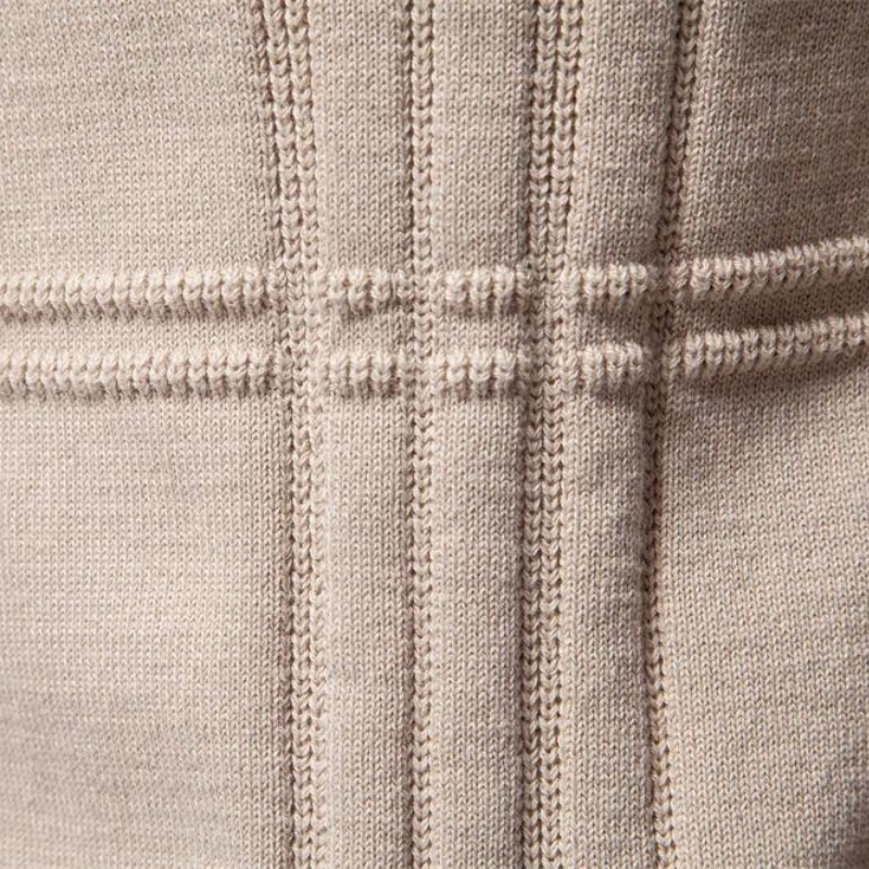 Herren Pullover | Slimfit | Strukturmuster | Lange Ärmel