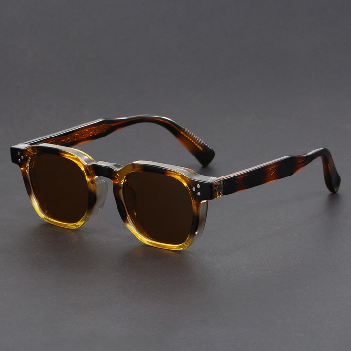 Herren Sonnenbrille | Retro Stil | Runde Form | Sommer