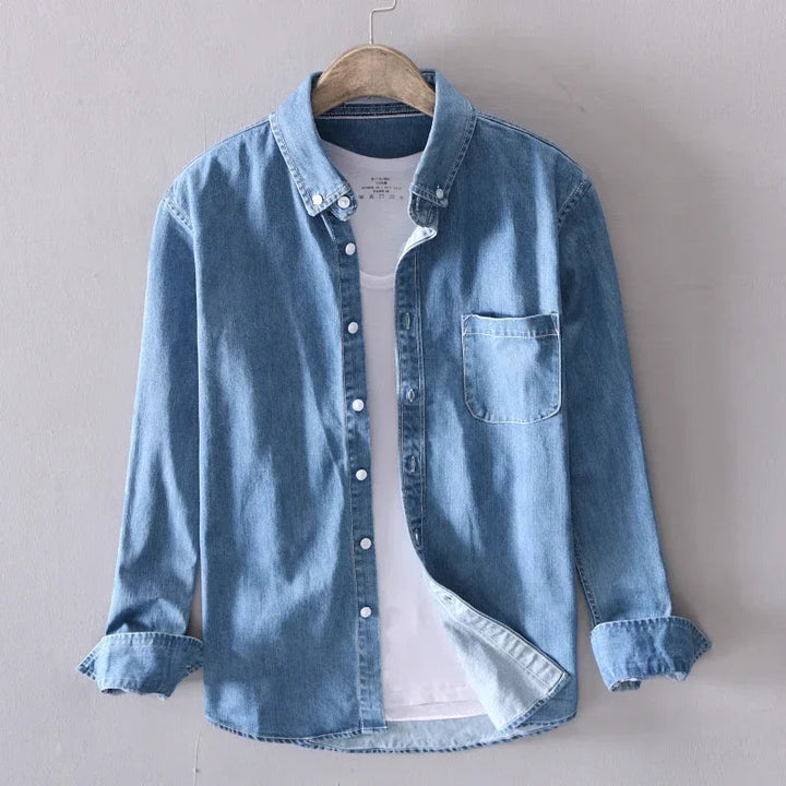Herren Hemd | Straight | Mit Knöpfen | Sommer