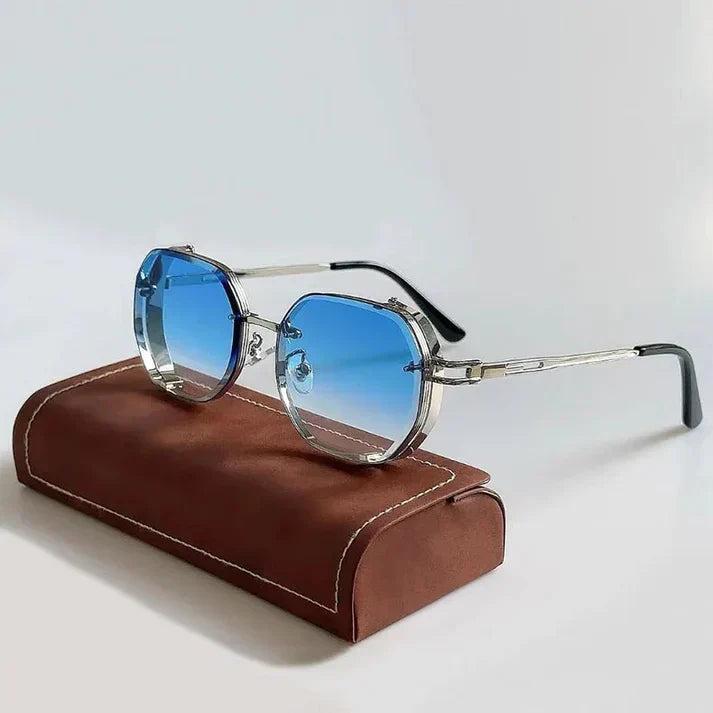 Herren Sonnenbrille | Vintage Design | Metallrahmen | Sommer