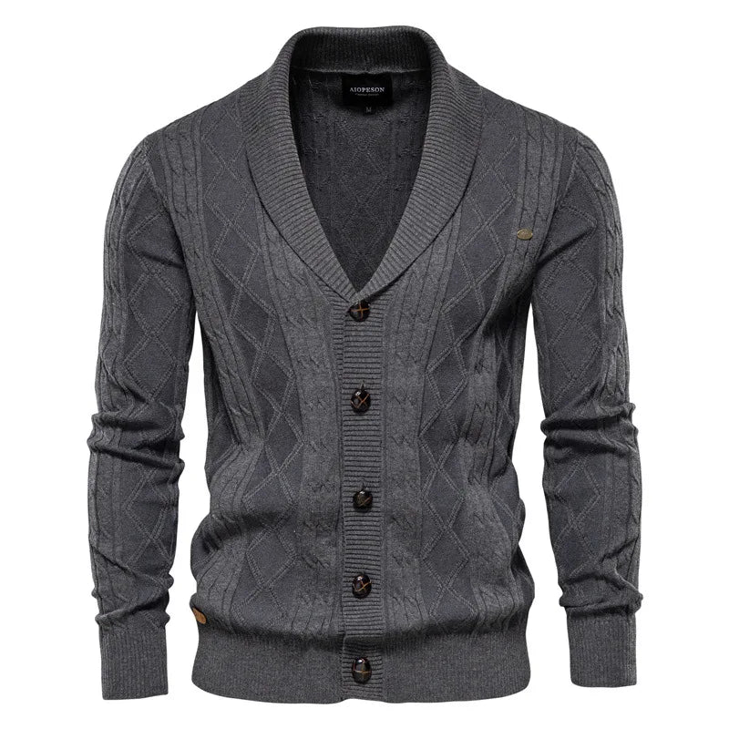 Cardigan Herren | Elegant Getailleert Klassisch | Stilvoll Kleider Look