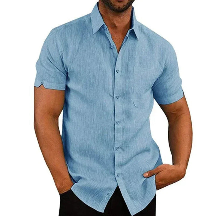 Herren Hemd | Slimfit | Kurzarm Klassisch | Sommer