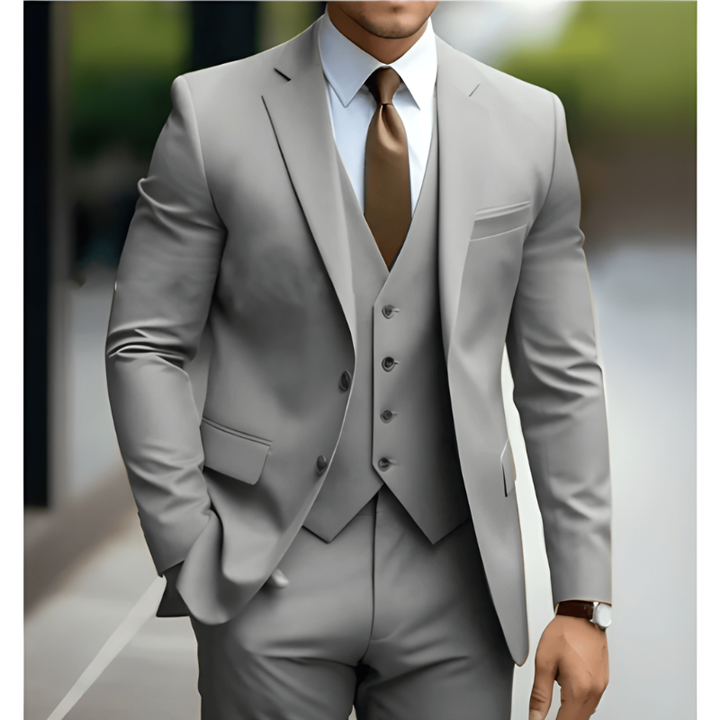 Herren Set | Elegant Dreiteilig Anzug  | Formelle Kleider Herren