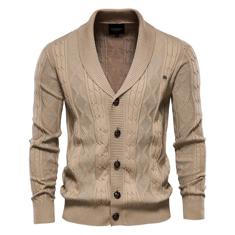 Cardigan Herren | Elegant Getailleert Klassisch | Stilvoll Kleider Look