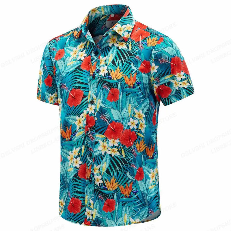 Herren Shirt | Palmenprint | Sommerlicher Look | Sommer