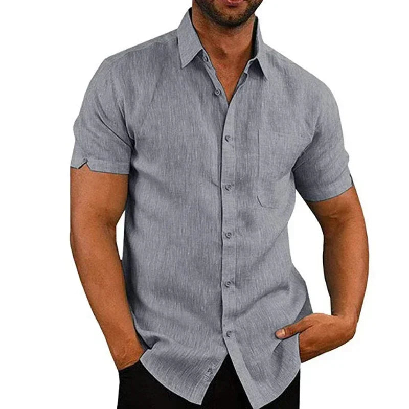 Herren Hemd | Slimfit | Kurzarm Klassisch | Sommer