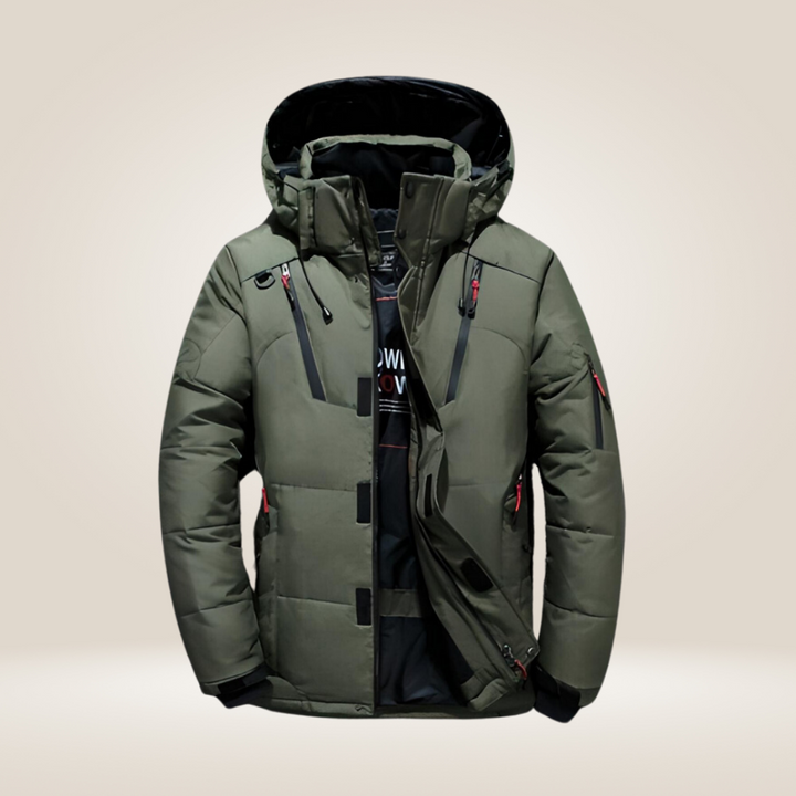 Winterjacke Herren | Warmer Parka Herren | Wattiertes Design