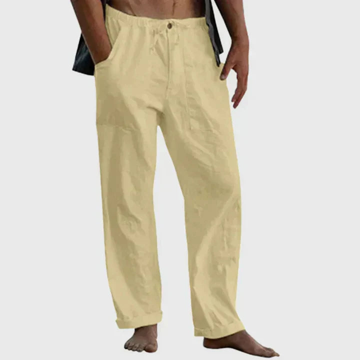 Herren Hose | Leicht &amp; Bequem | Elastischer Bund | Sommer