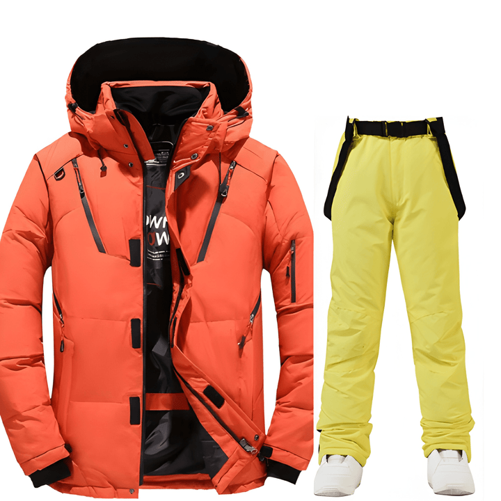 Herren Skijacke | Warmes Ski Set | Winterjacke Herren