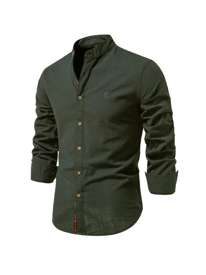 Herren Shirt | Slimfit | Mit Knopfleiste | Business Alltag Frühling