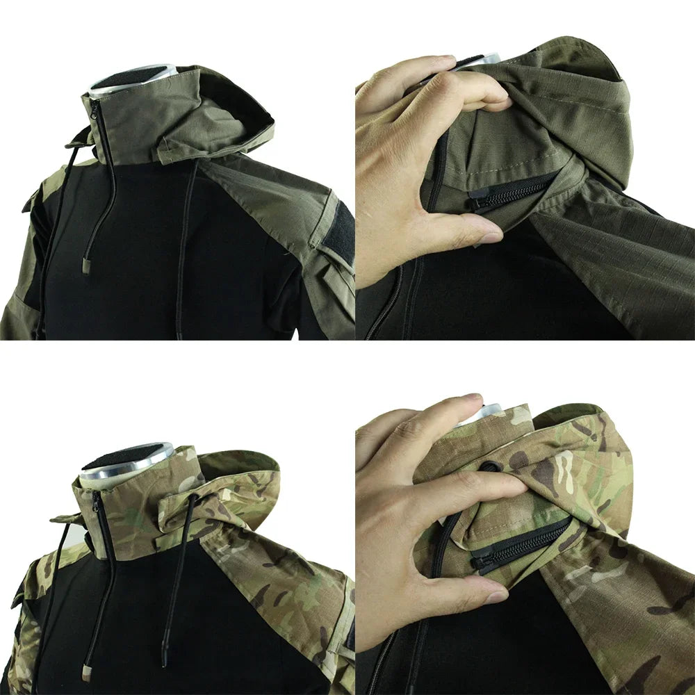 Winterjacke Herren | Taktische Combat Kapuze | Funktionelle Jacke Herren