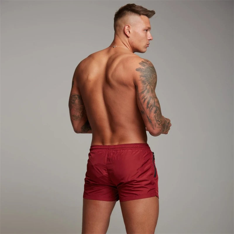 Herren Badeshorts | Slimfit | Mit Kordelzug | Sommer
