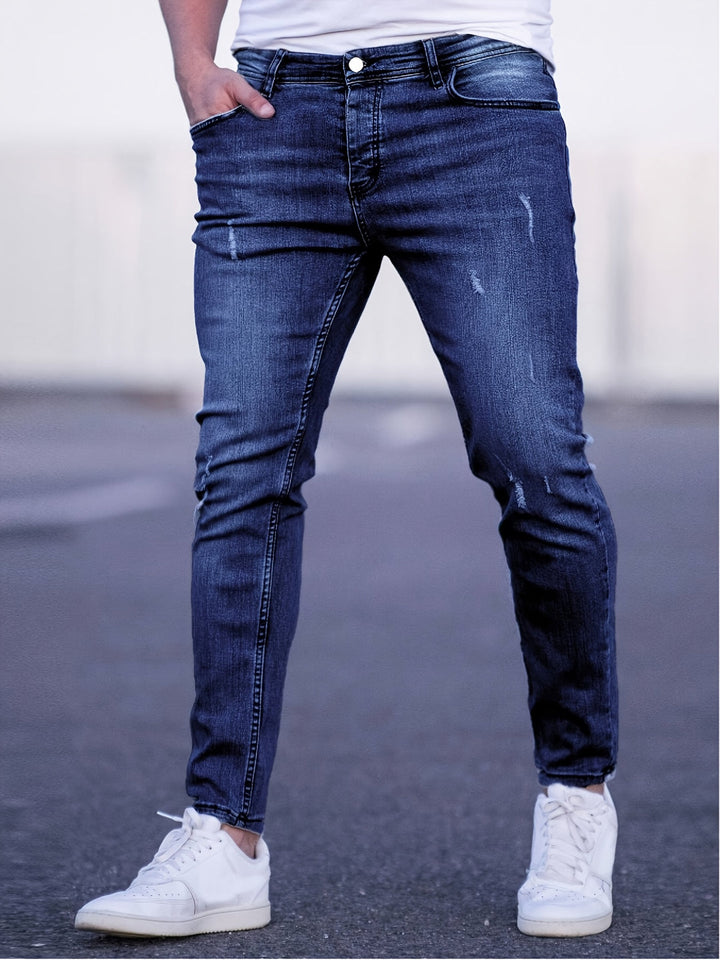Herren Jeans | Slimfit | Mit Knopfverschluss | Sommer