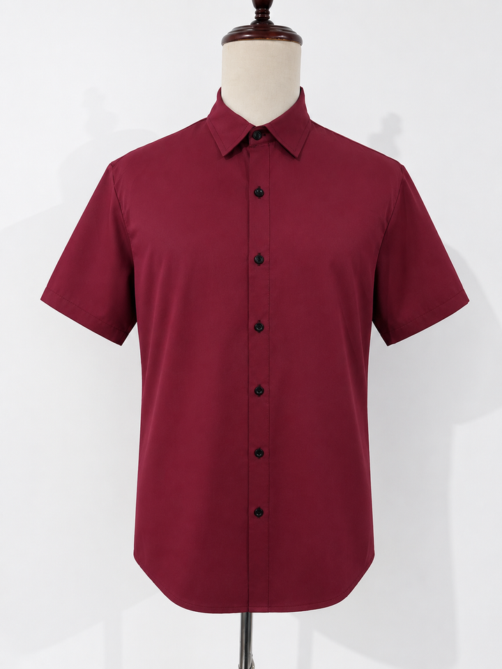 Herren Hemd | Paisley Design | Kurzarm Stil | Sommer