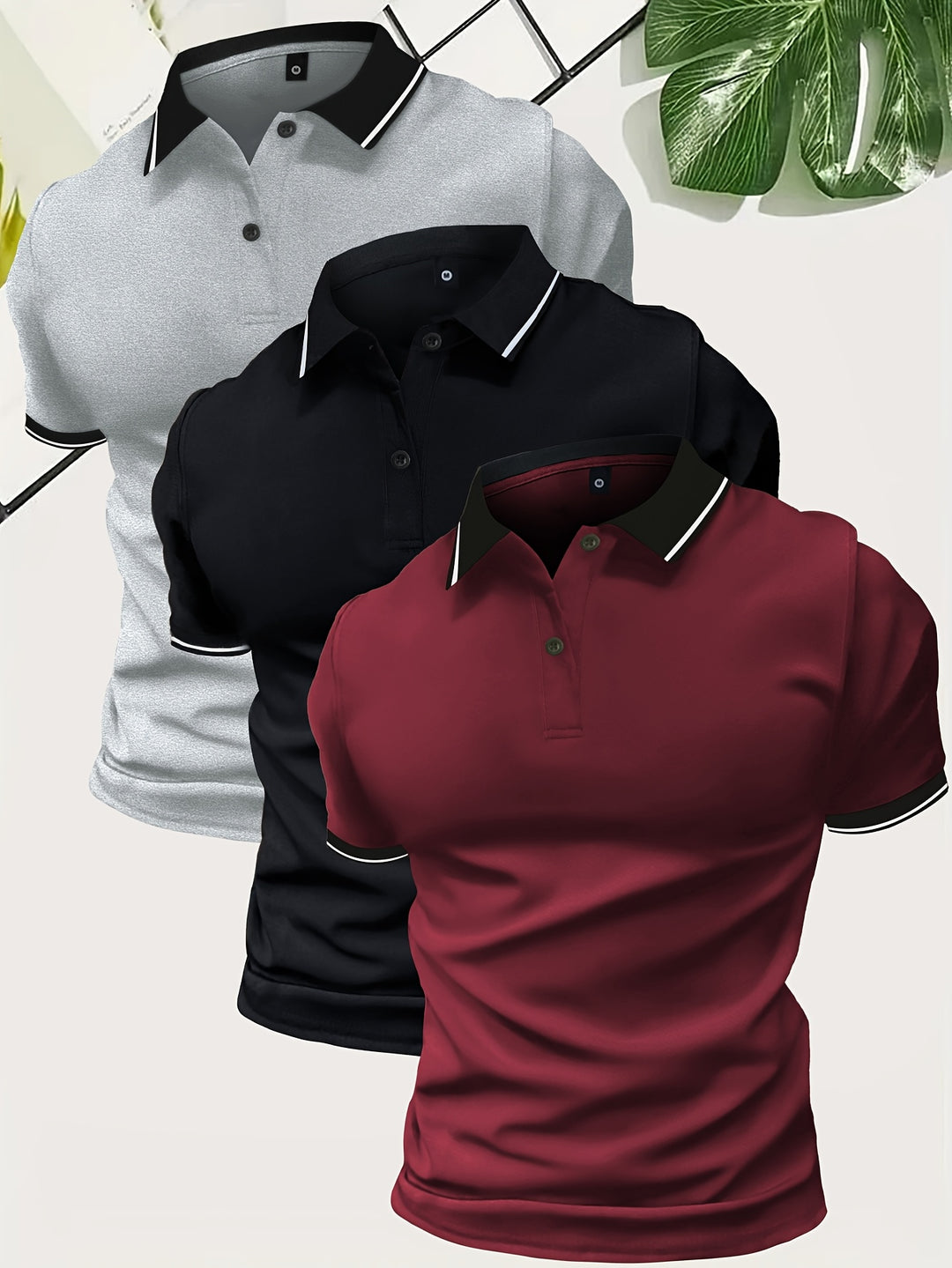 Herren Poloshirt | Slimfit | Contrast Design | Sommer