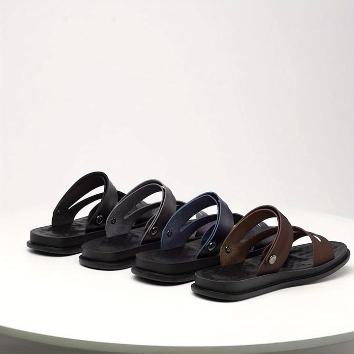 Herren Sandalen | Retro | Verstellbarer Riemen | Sommer