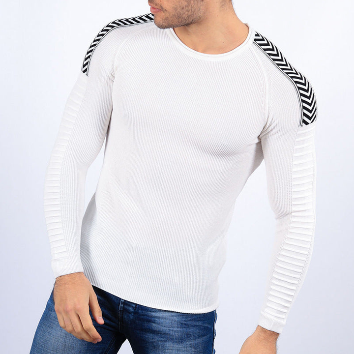 Strickpullover Herren | Modernes Design | Sportlicher Pullover