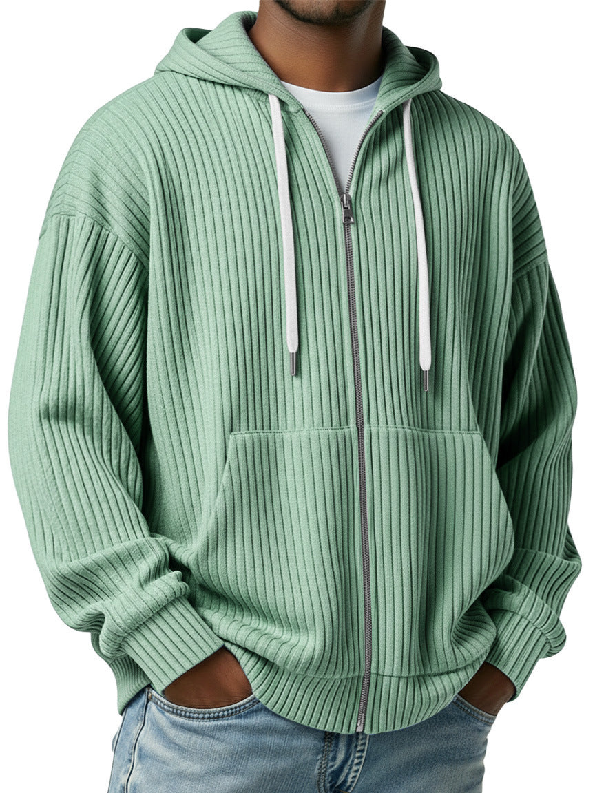 Herren Cardigan | Kapuzen Strickjacke | Bequeme Kleider