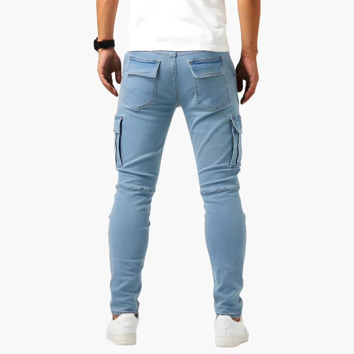 Herren Cargohose | Slimfit | Mit Taschen | Herbst