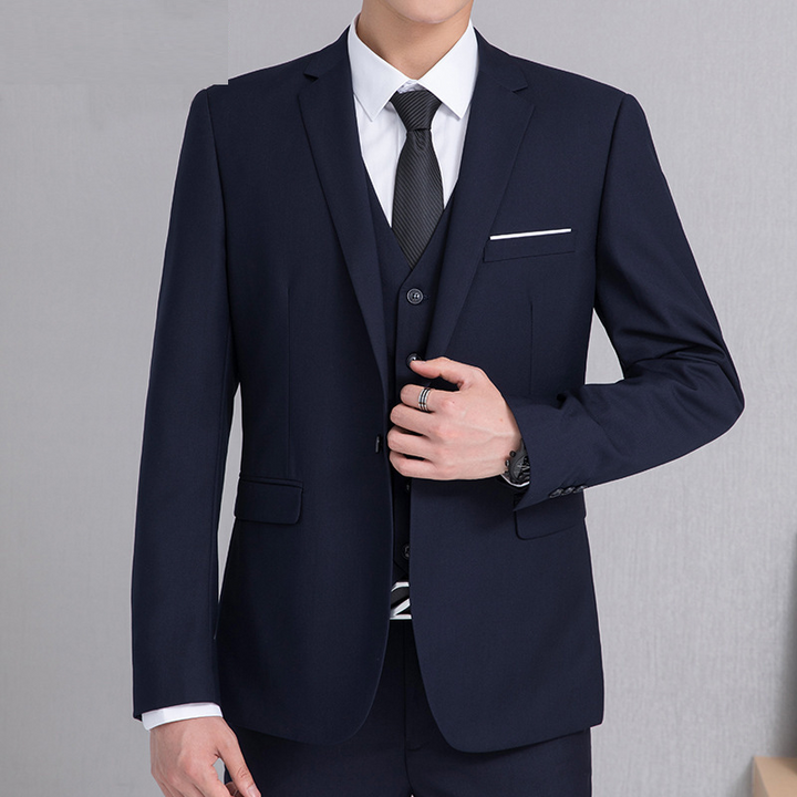 Herren Anzug | Elegant | Mit Knopfverschluss | Herbst