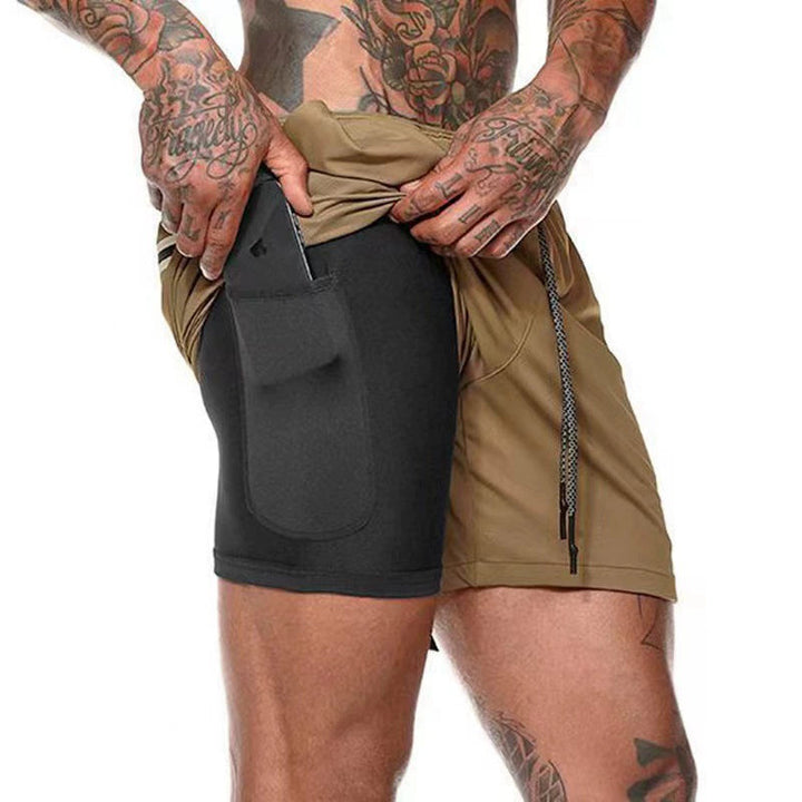 Herren Shorts | Sport | Mit Binnenhose Hybrid | Sommer