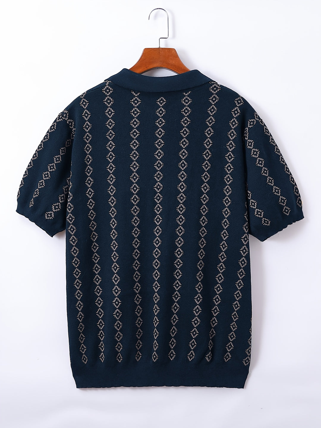Herren Poloshirt | Gerade Passform | Strukturmuster | Sommer