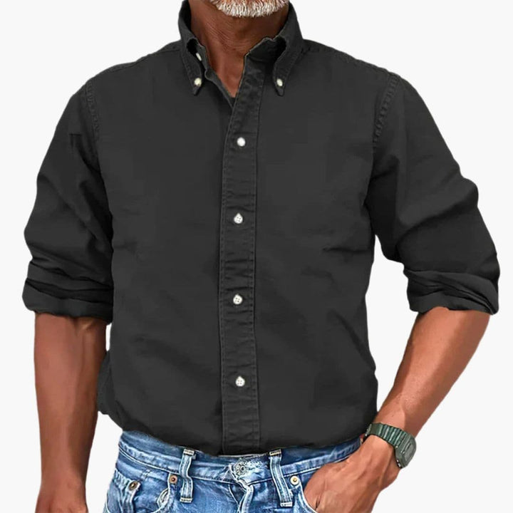 Herren Hemd | Straight | Mit Knöpfen | Sommer