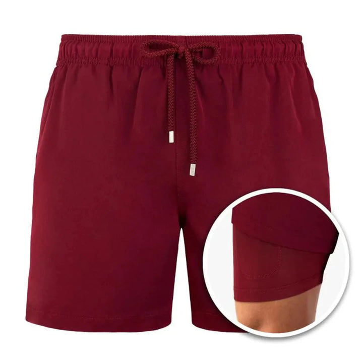 Herren Badeshorts | Straight | Tropisches Muster | Sommer