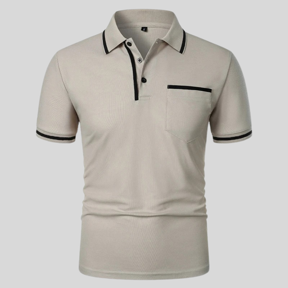 Herren Polohemd | Schmale Passform | Mit Knopfleiste | Sommer