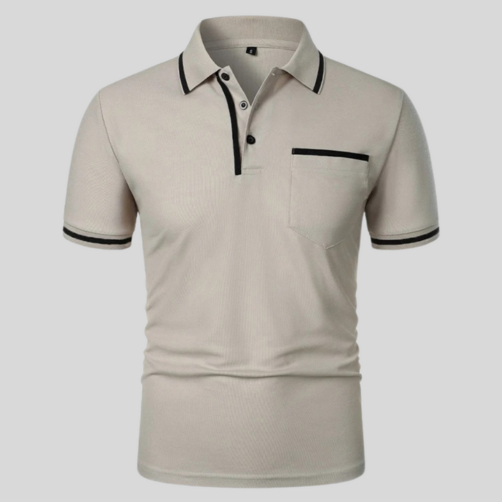Herren Polohemd | Schmale Passform | Mit Knopfleiste | Sommer