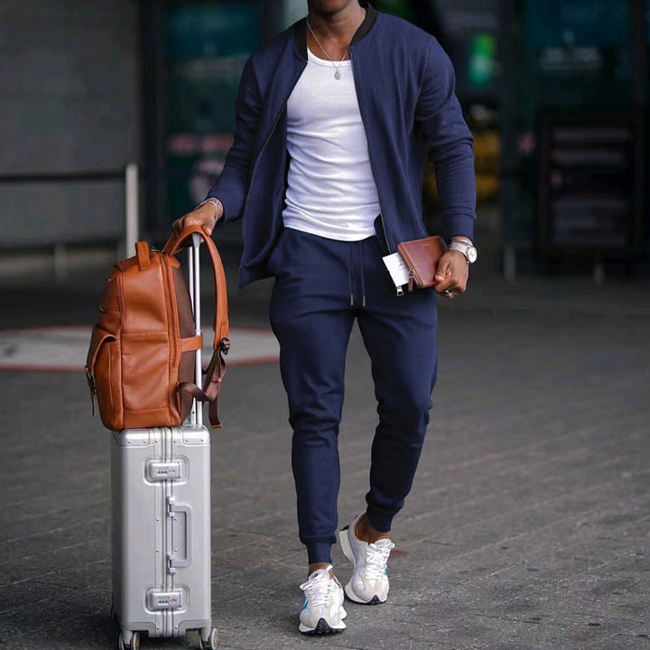 Herren Trainingspak | Slimfit | Mit Reißverschluss | Sommer
