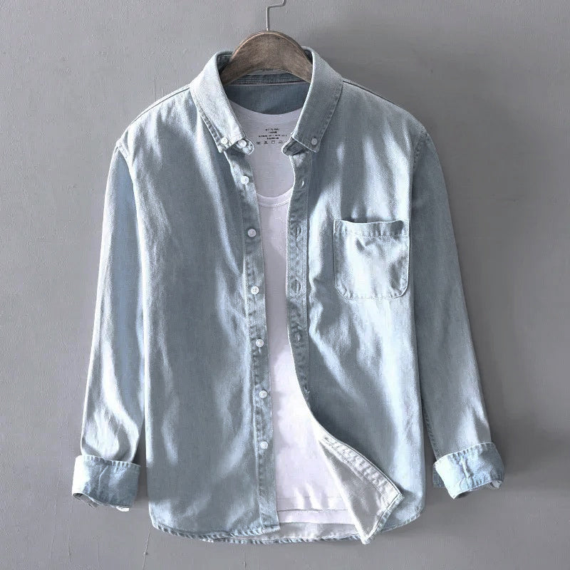 Herren Hemd | Straight | Mit Knöpfen | Sommer