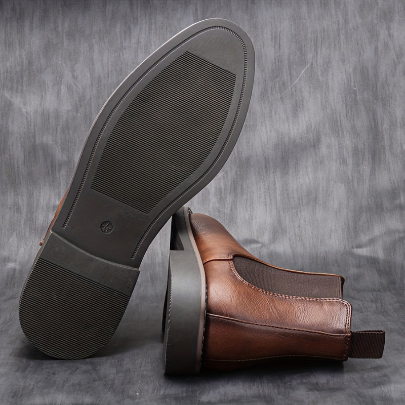 Winterstiefel Herren | Zweifarbiger Schaft | Rutschfeste Schuhe