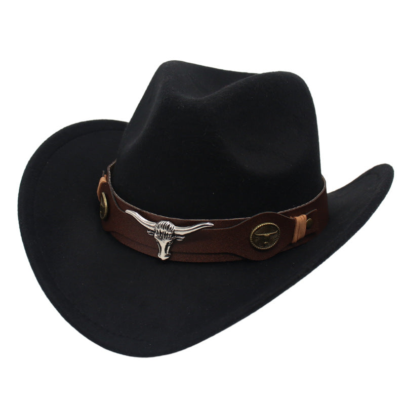 Herren Cowboyhut | Vintage | Mit Zierband | Western Stil