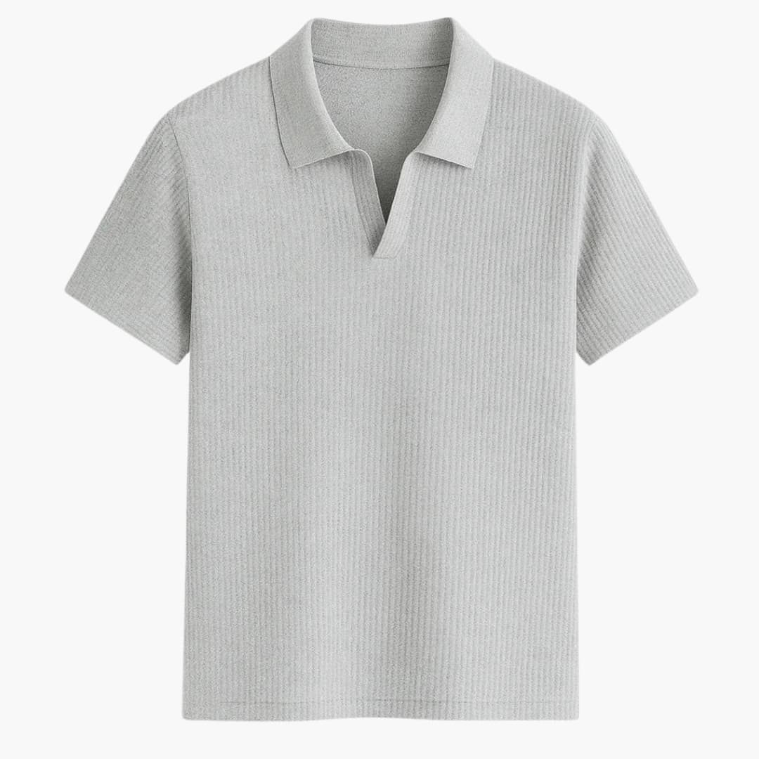Herren Poloshirt | Gerippte Struktur | Kurzarm | Sommer