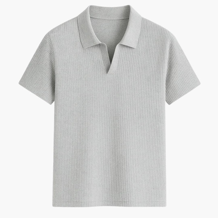 Herren Poloshirt | Gerippte Struktur | Kurzarm | Sommer
