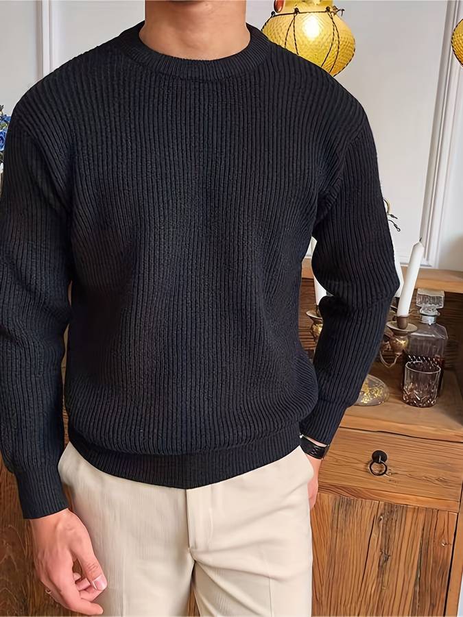 Herren Pullover | Regular Fit | Rundhals | Winter