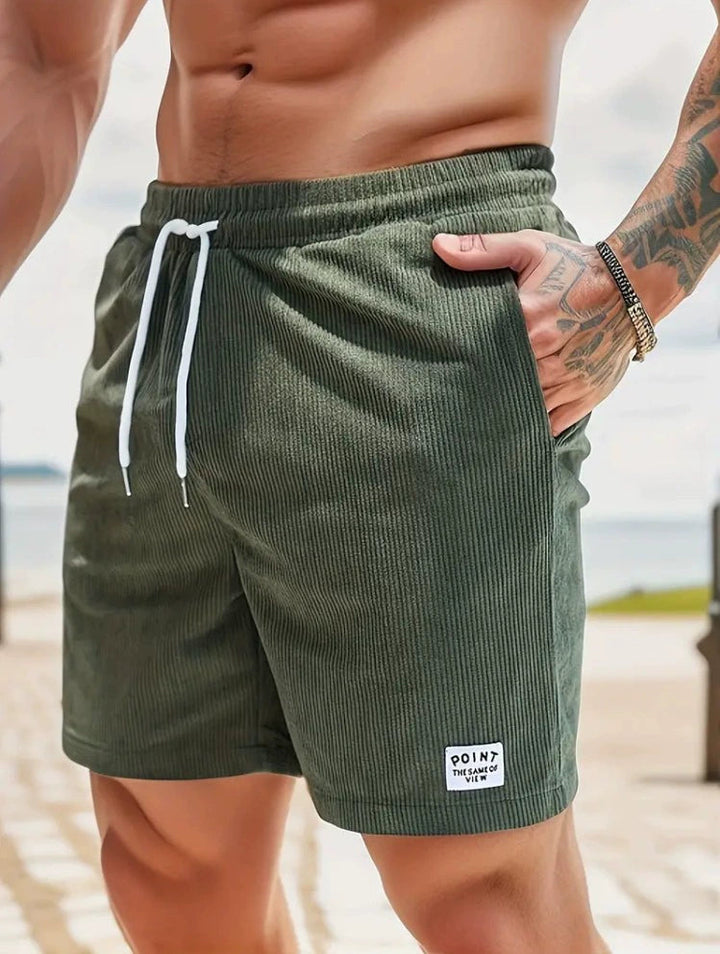 Herren Shorts | Straight | Mit Kordelzug Detail | Sommer