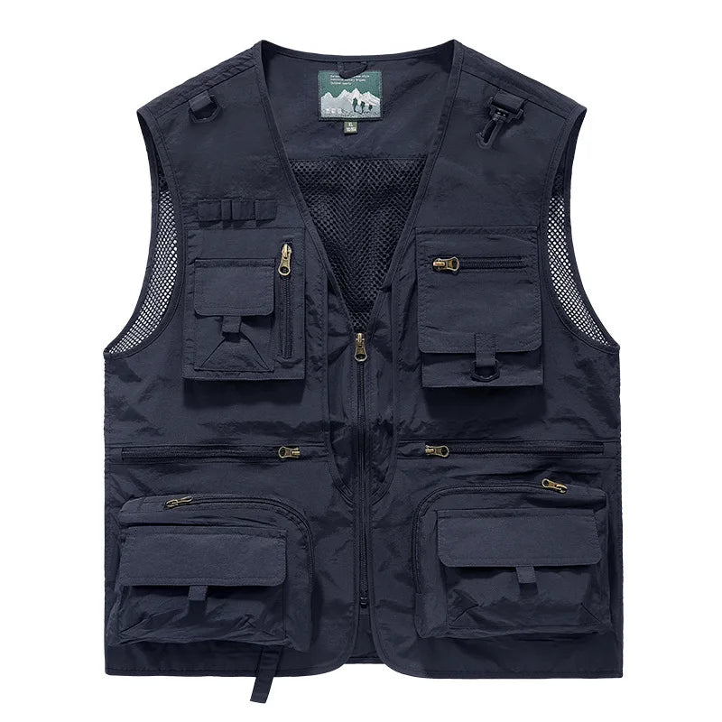 Herren Bodywarmer | Cargo | Mit Reißverschluss | Sommer