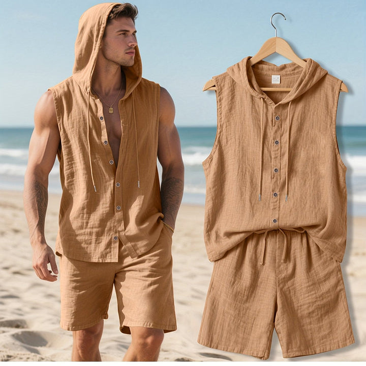 Herren Set | Elegant | Mit Kapuze | Sommer