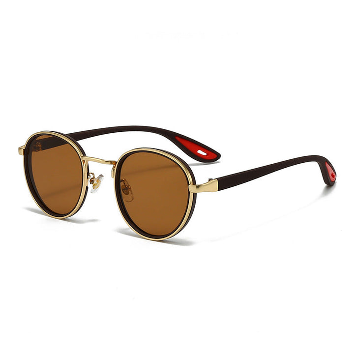 Herren Sonnenbrille | Retro Stil | Runde Gläser | Urban Sommer