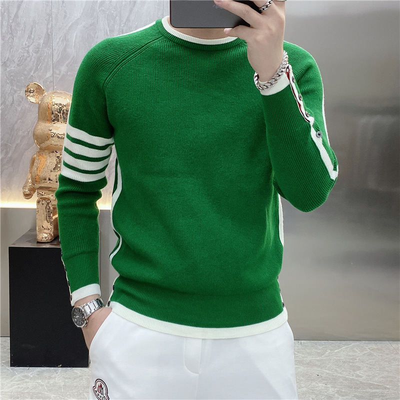 Herren Pullover | Slimfit | Lange Ärmel Mit Knopfleiste | Frühling